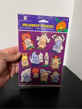 Vintage 1993 Halloween Stickers